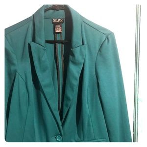 Soho Apparel Ltd Large Teal Blazer